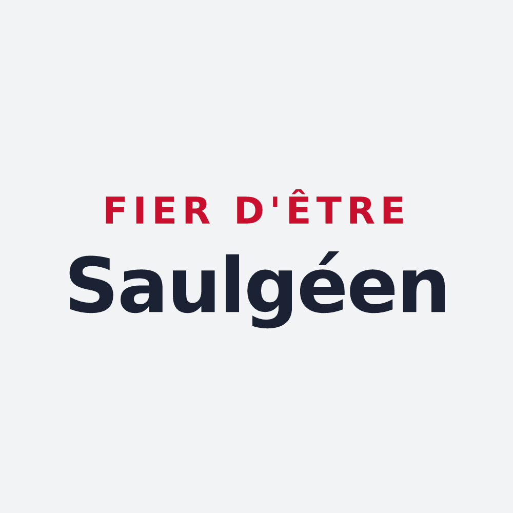 Poster « Fier d'être Saulgéen » — design pour Saulgé