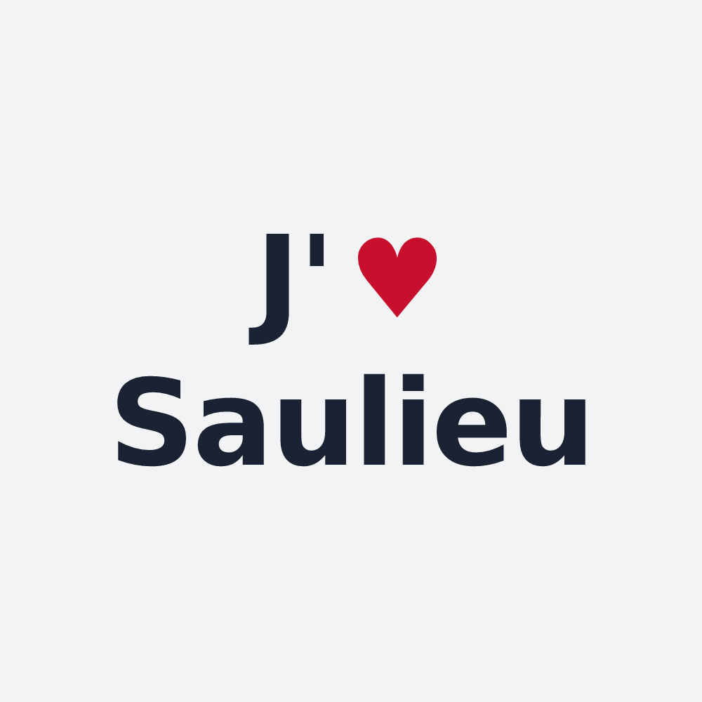 Poster personnalisé Saulieu — design J'aime Saulieu