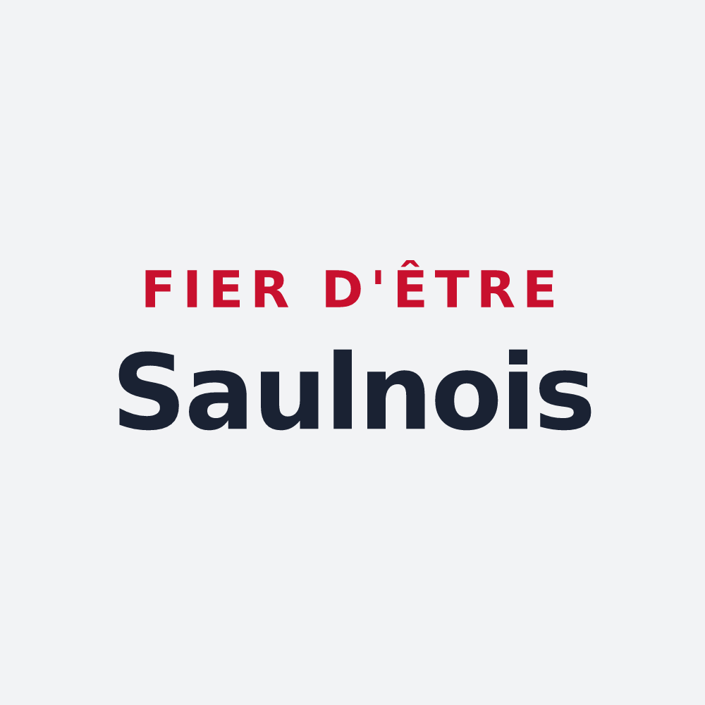 Poster « Fier d'être Saulnois » — design pour Saulnes