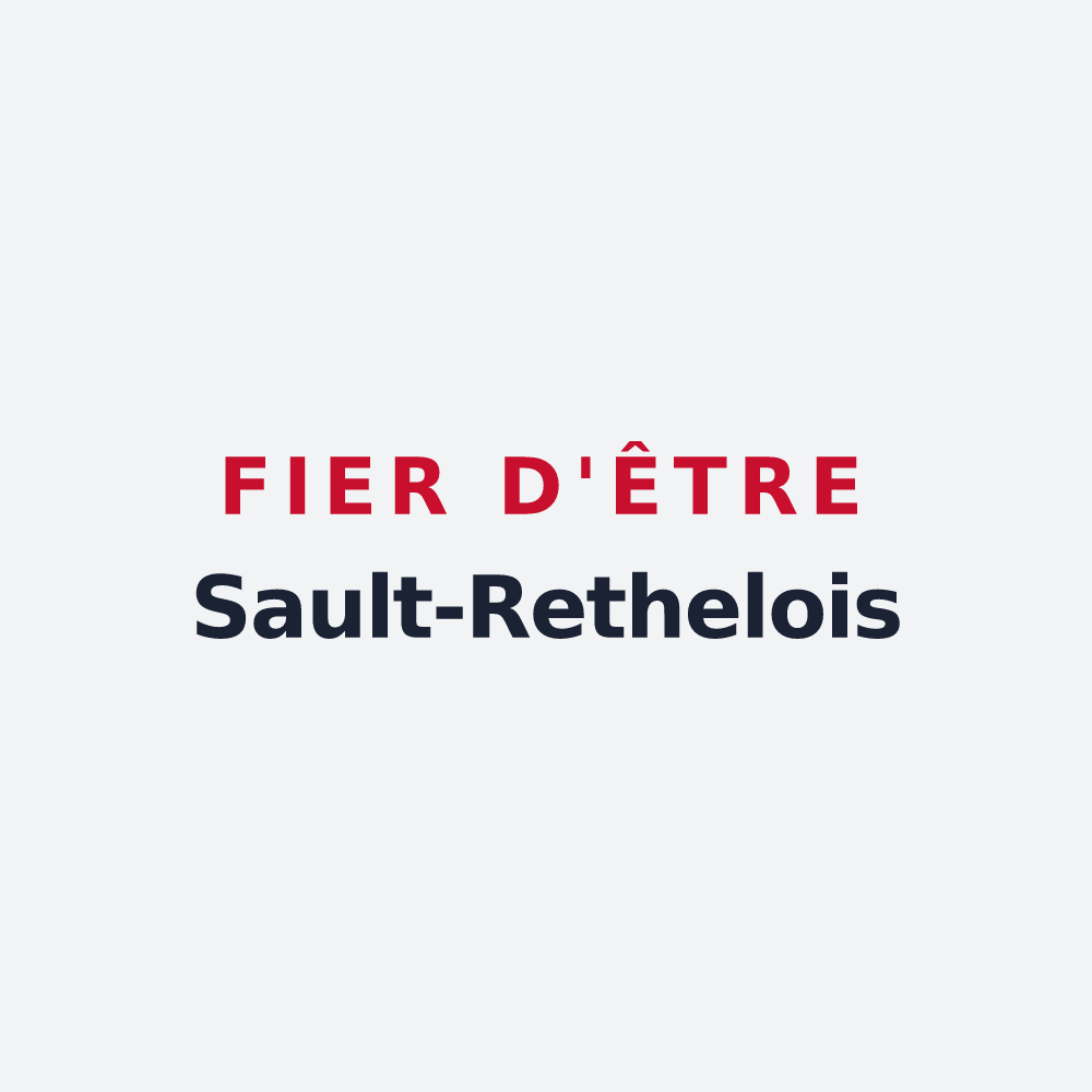 Poster « Fier d'être Sault-Rethelois » — design pour Sault-lès-Rethel