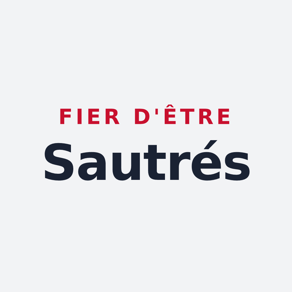 Poster « Fier d'être Sautrés » — design pour Saulx