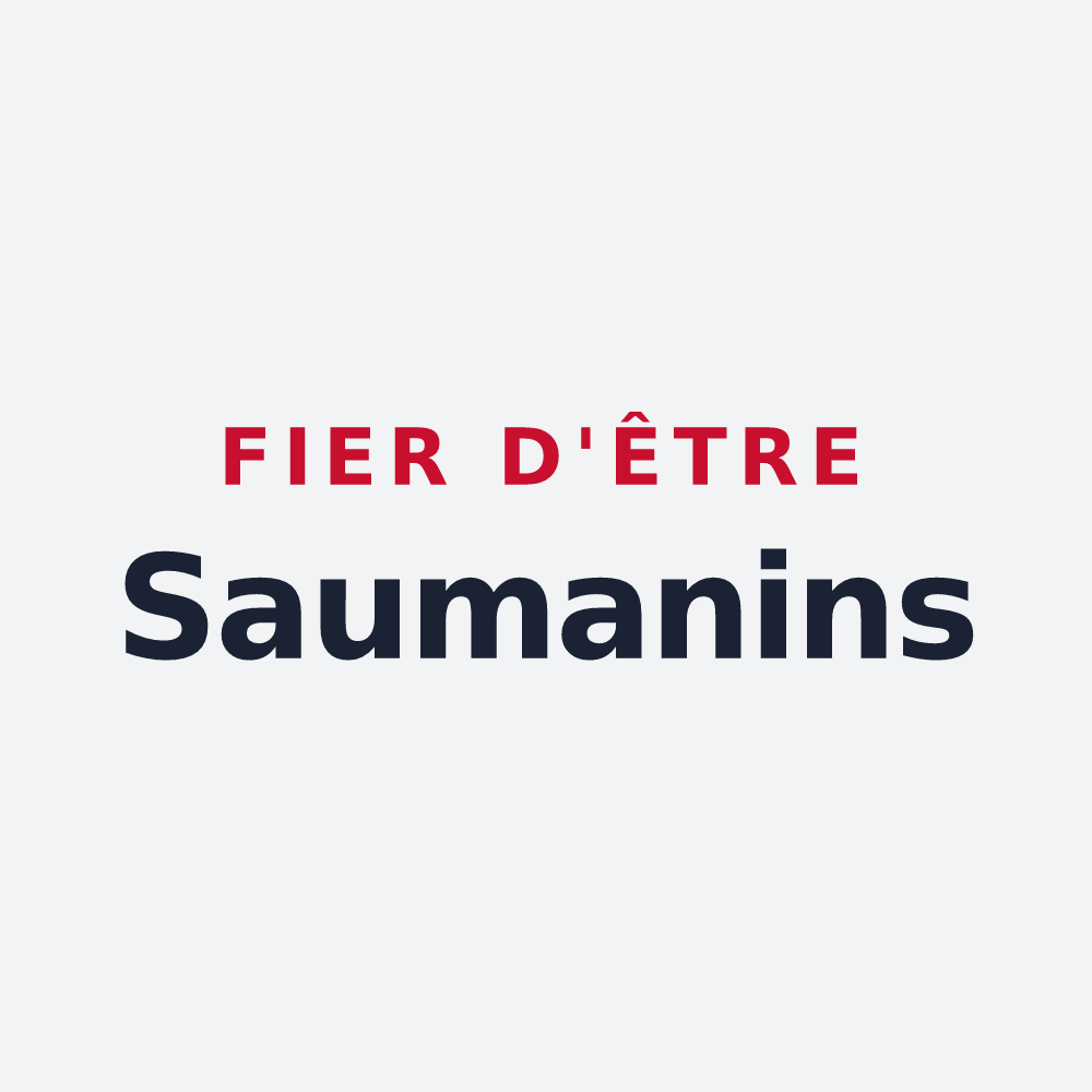 Poster « Fier d'être Saumanins » — design pour Saumane