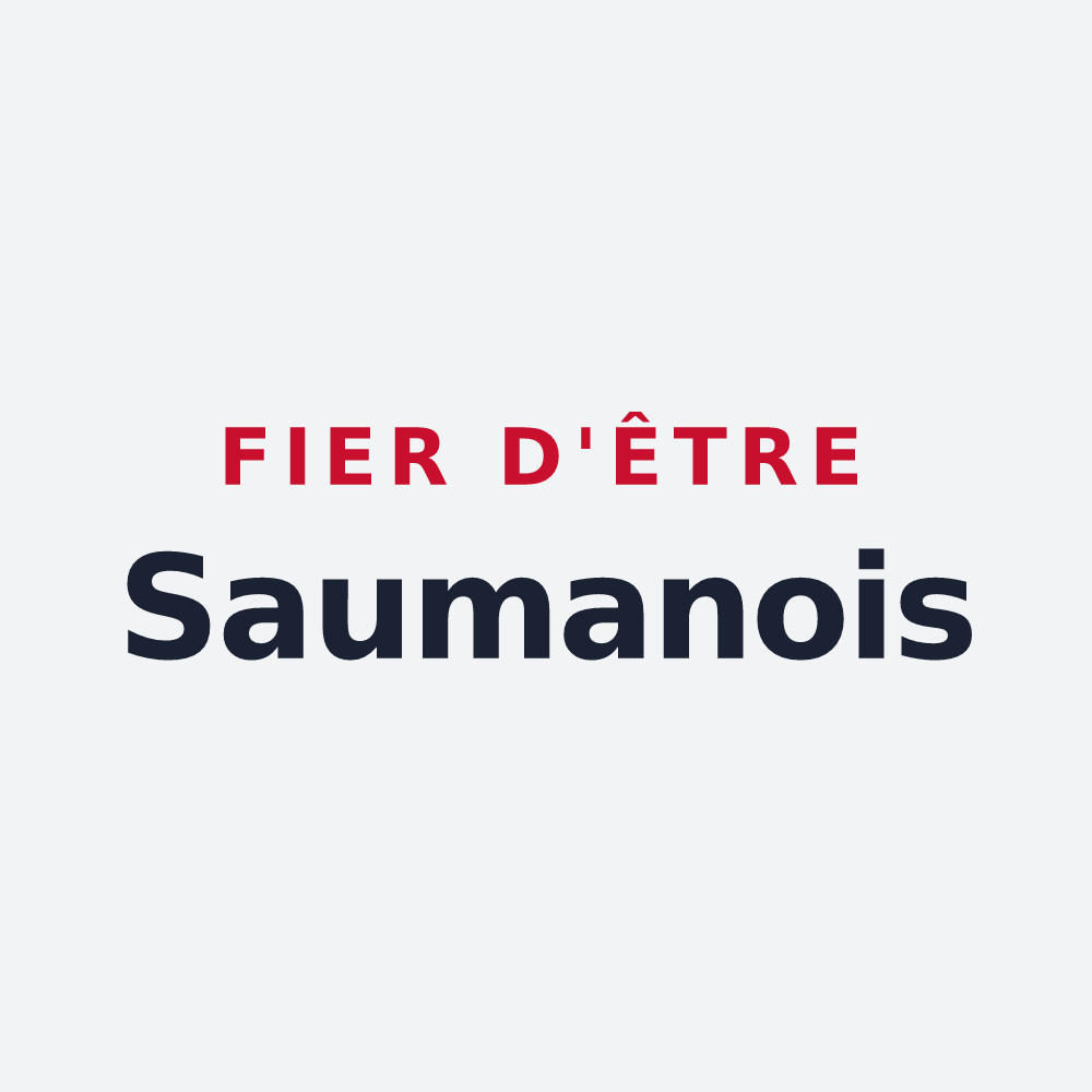Poster « Fier d'être Saumanois » — design pour Saumane