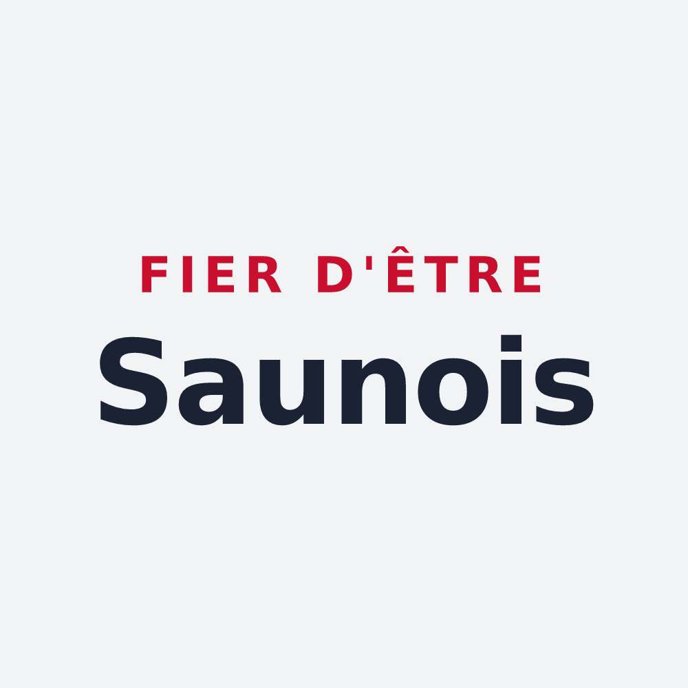 Poster « Fier d'être Saunois » — design pour Saunay