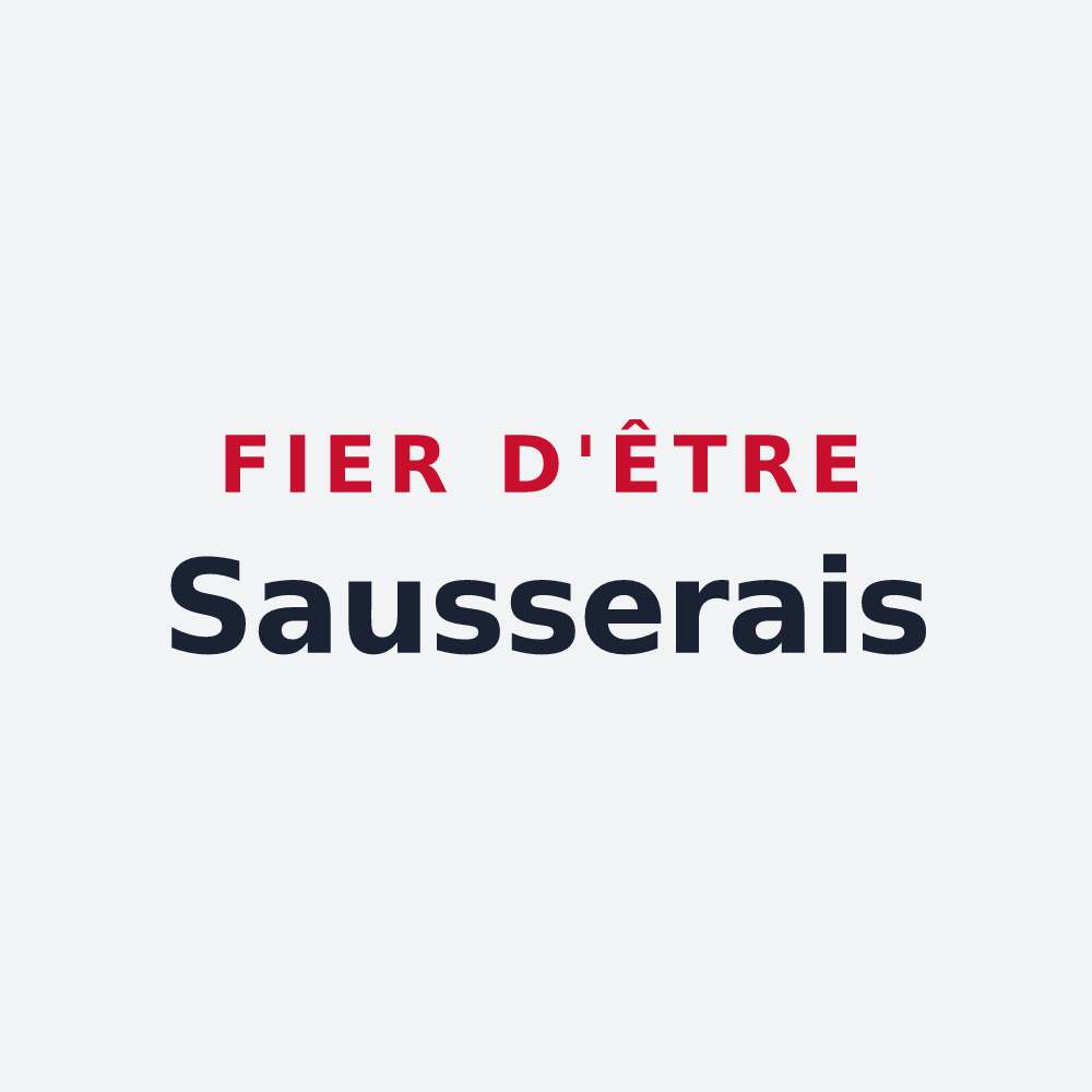 Poster « Fier d'être Sausserais » — design pour Saussey