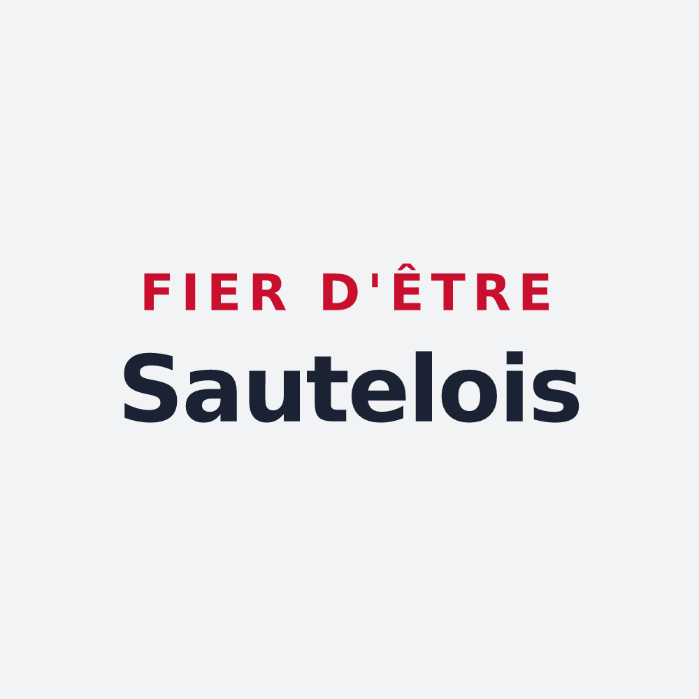 Poster « Fier d'être Sautelois » — design pour Sautel