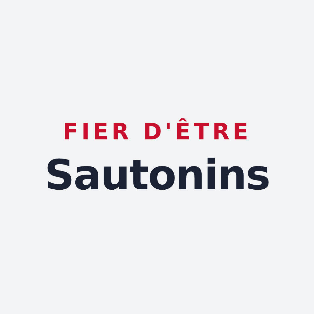 Poster « Fier d'être Sautonins » — design pour Sauto