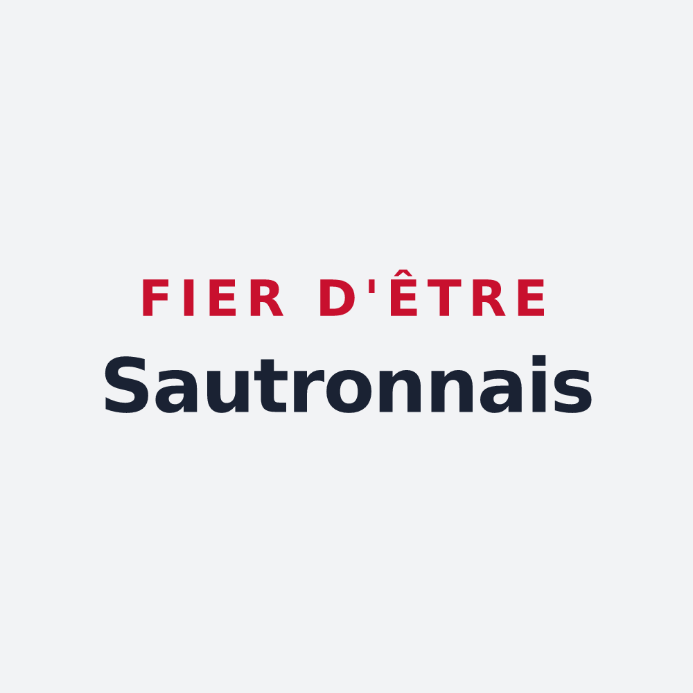 Poster « Fier d'être Sautronnais » — design pour Sautron
