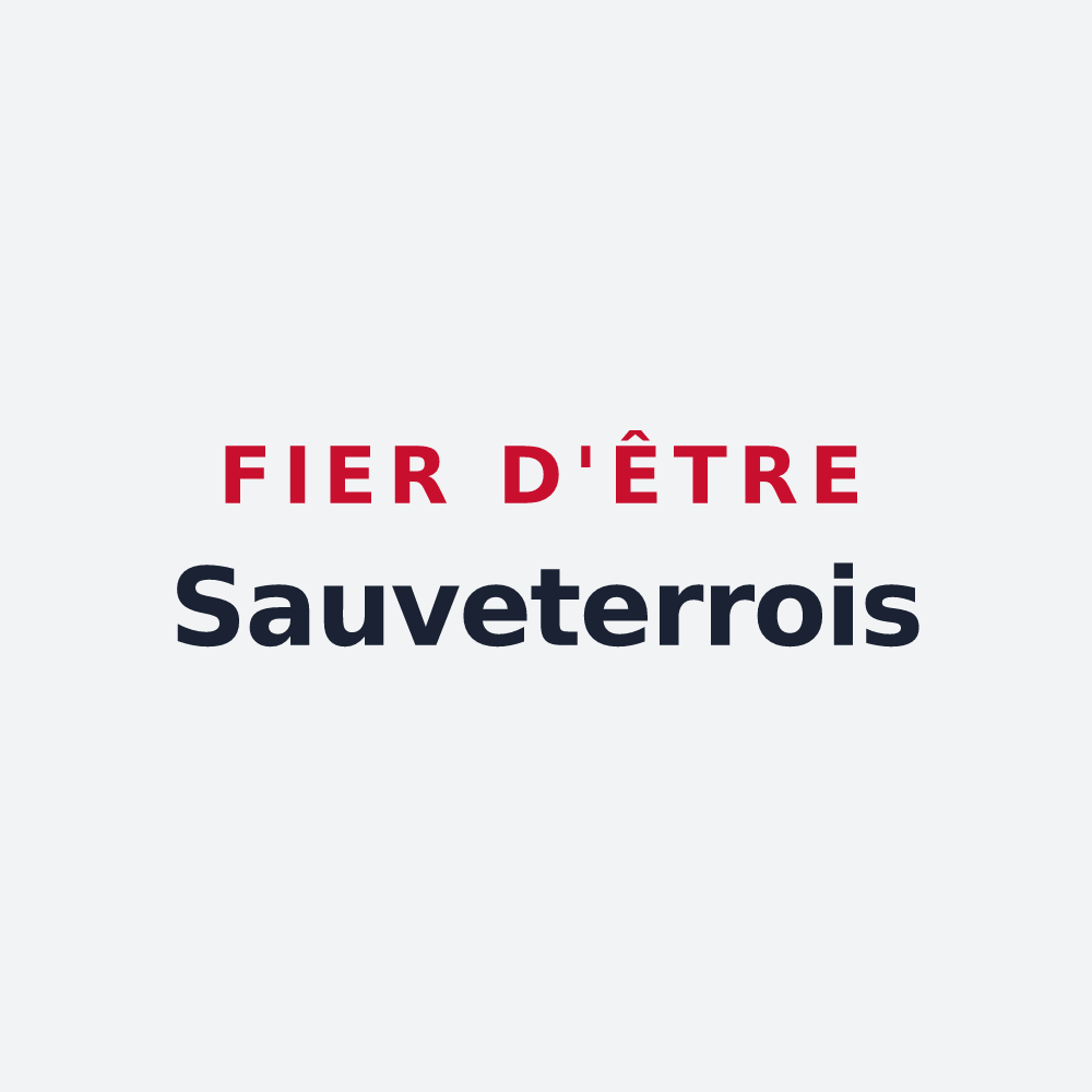 Poster « Fier d'être Sauveterrois » — design pour Sauveterre