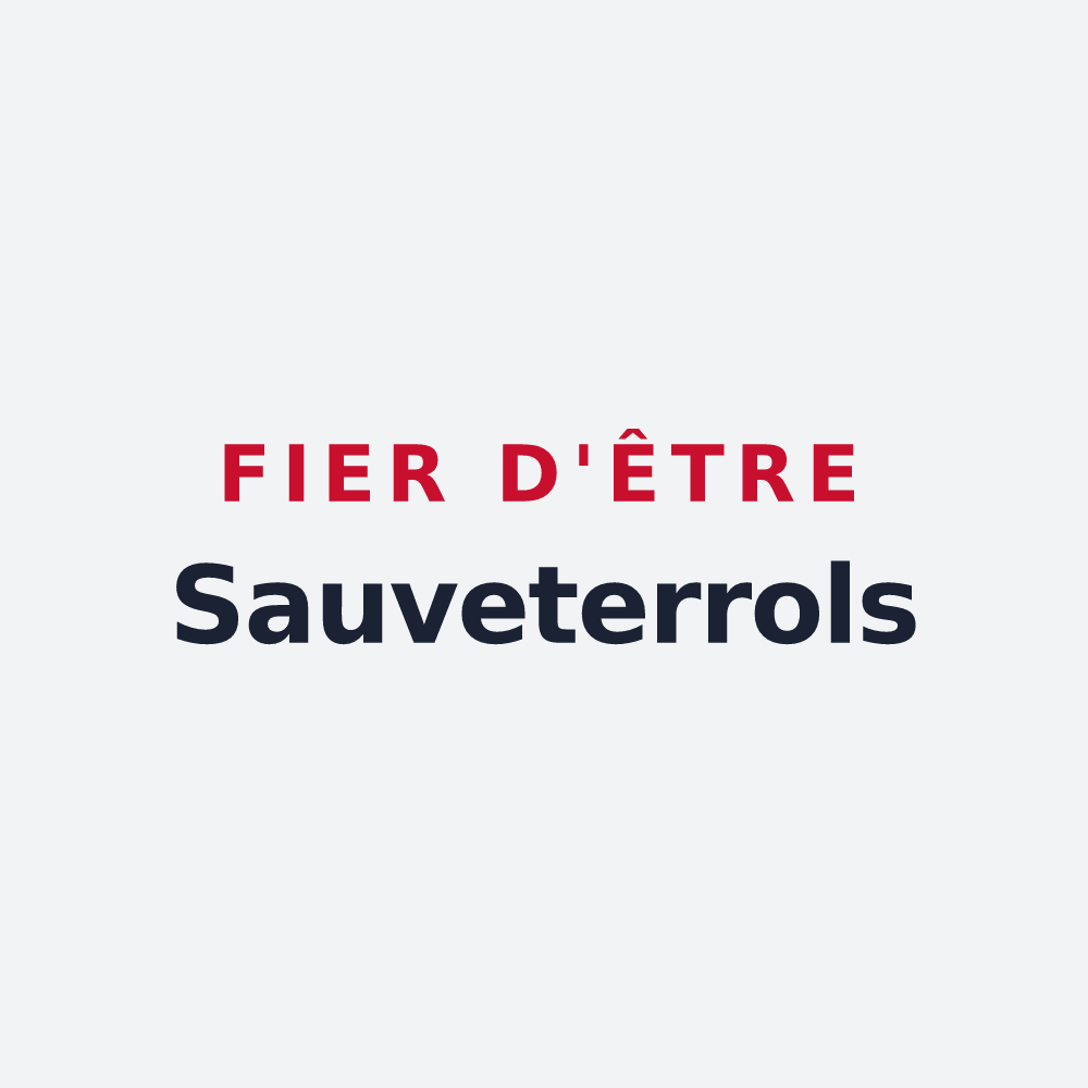 Poster « Fier d'être Sauveterrols » — design pour Sauveterre