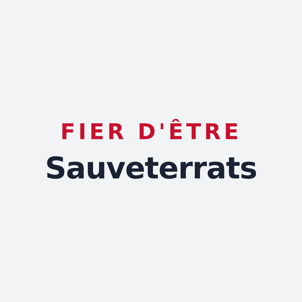 Poster « Fier d'être Sauveterrats » — design pour Sauveterre-de-Rouergue