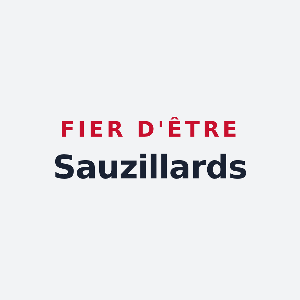 Poster « Fier d'être Sauzillards » — design pour Sauzet