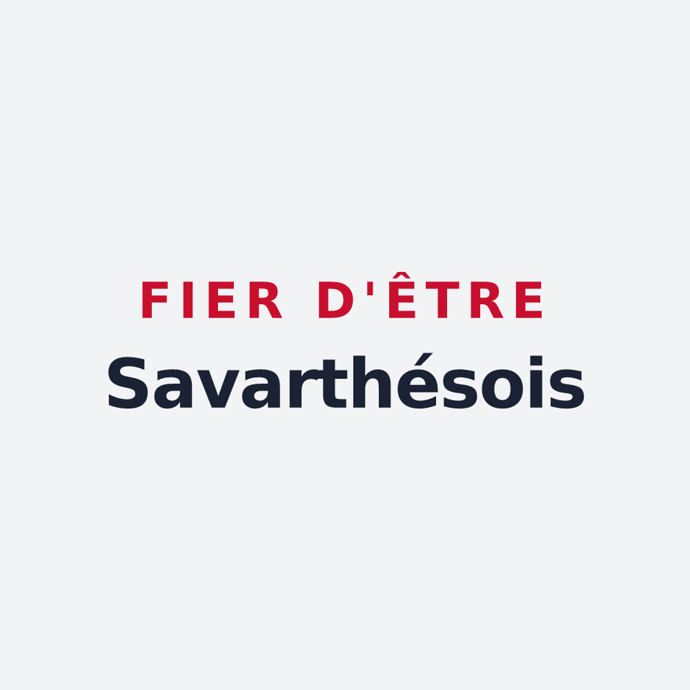 Poster « Fier d'être Savarthésois » — design pour Savarthès