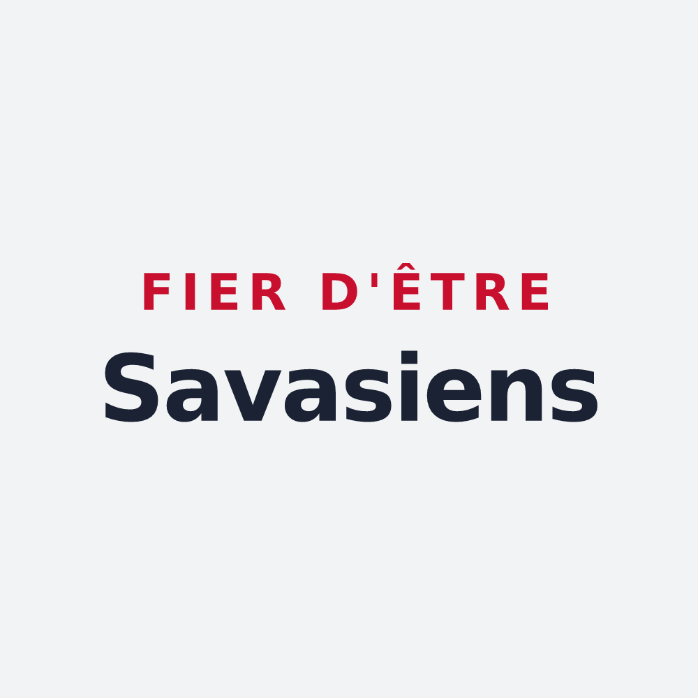 Poster « Fier d'être Savasiens » — design pour Savas-Mépin