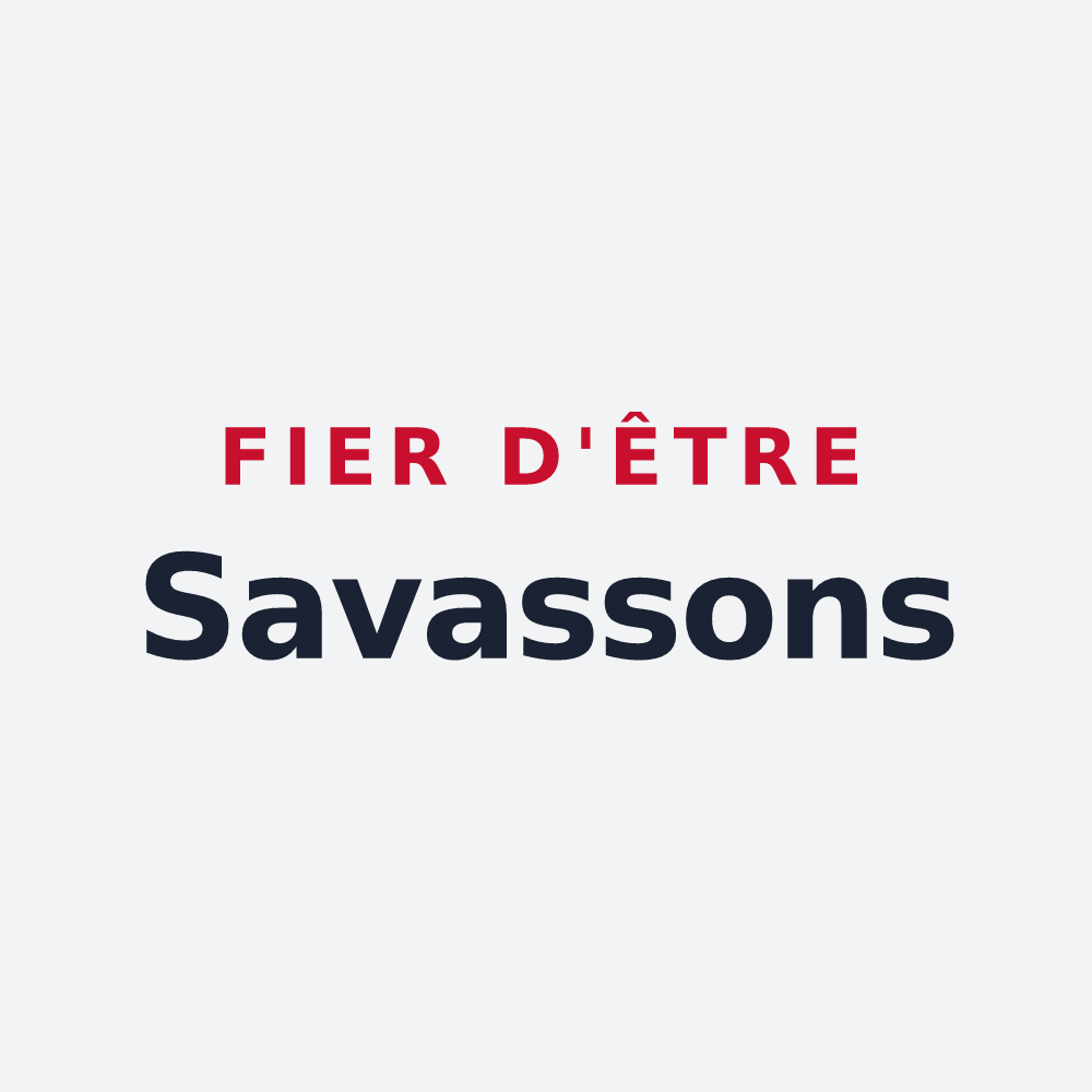 Poster « Fier d'être Savassons » — design pour Savasse