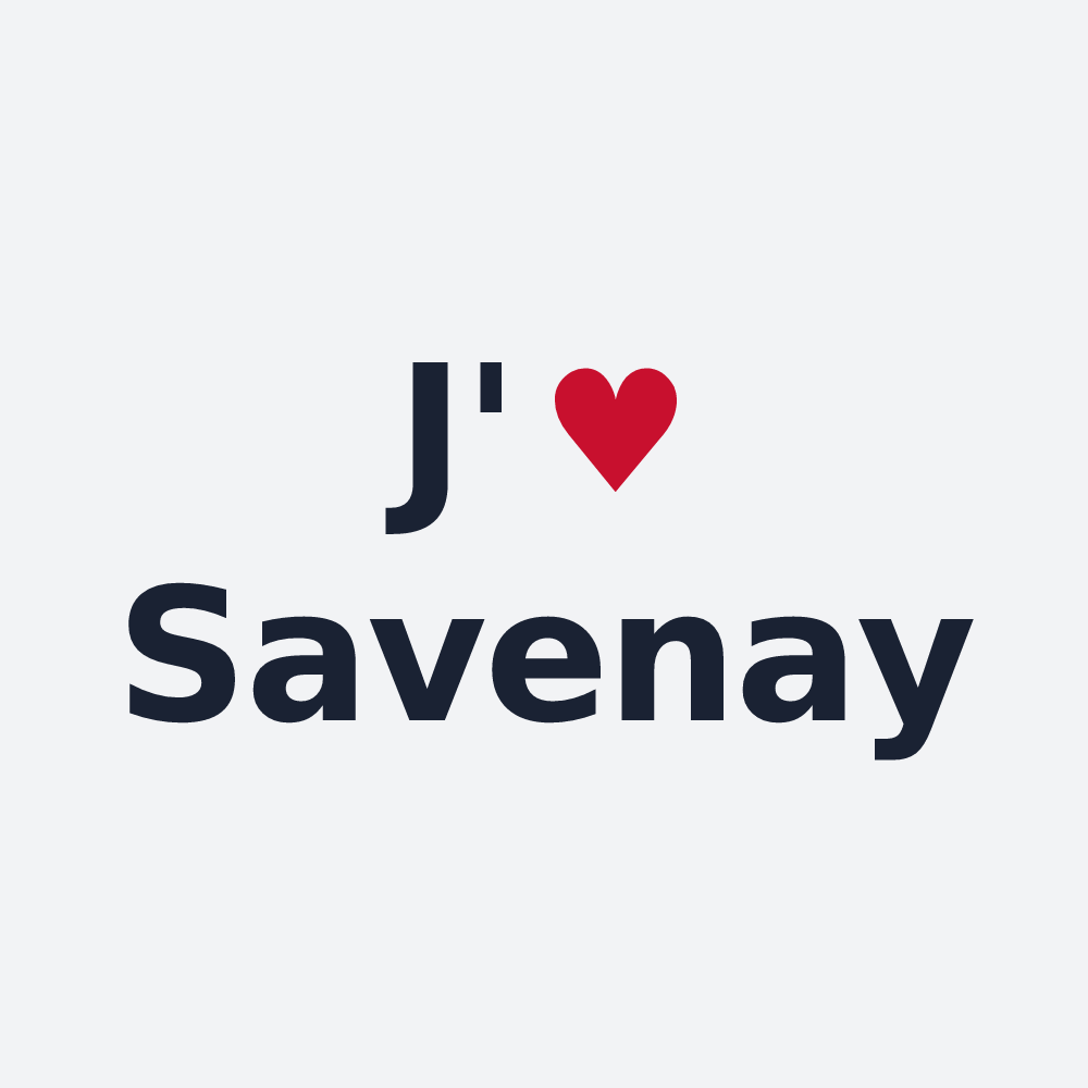 Poster personnalisé Savenay — design J'aime Savenay