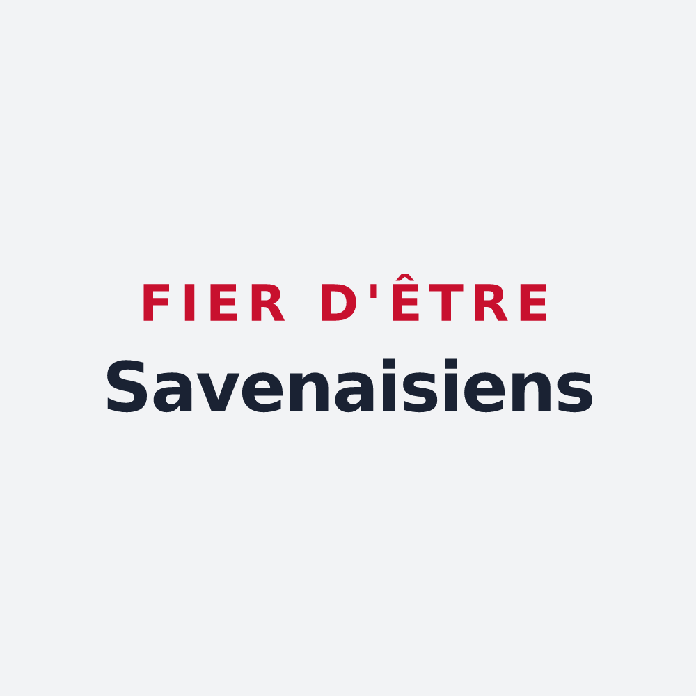 Poster « Fier d'être Savenaisiens » — design pour Savenay