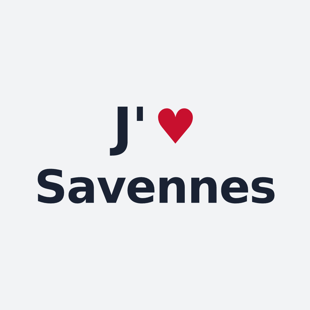 Poster personnalisé Savennes — design J'aime Savennes