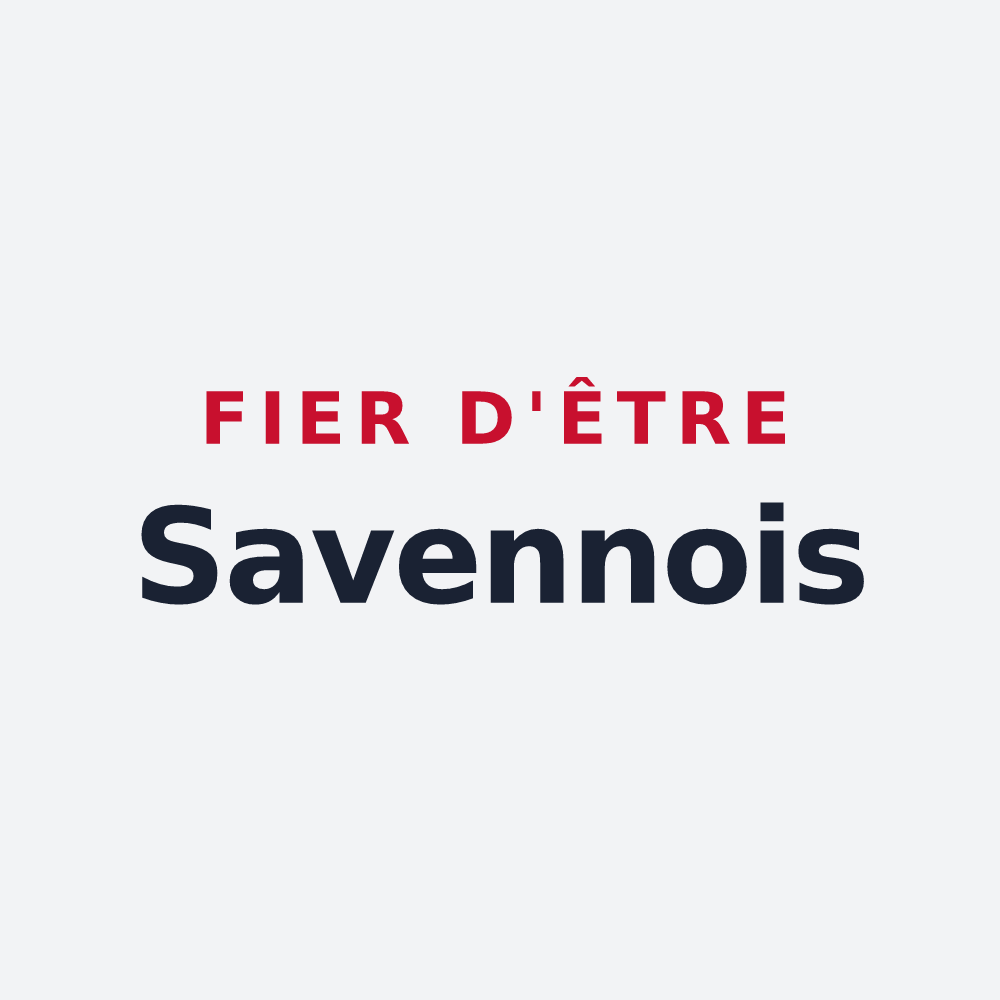 Poster « Fier d'être Savennois » — design pour Savennes