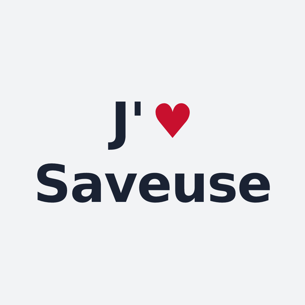 Poster personnalisé Saveuse — design J'aime Saveuse