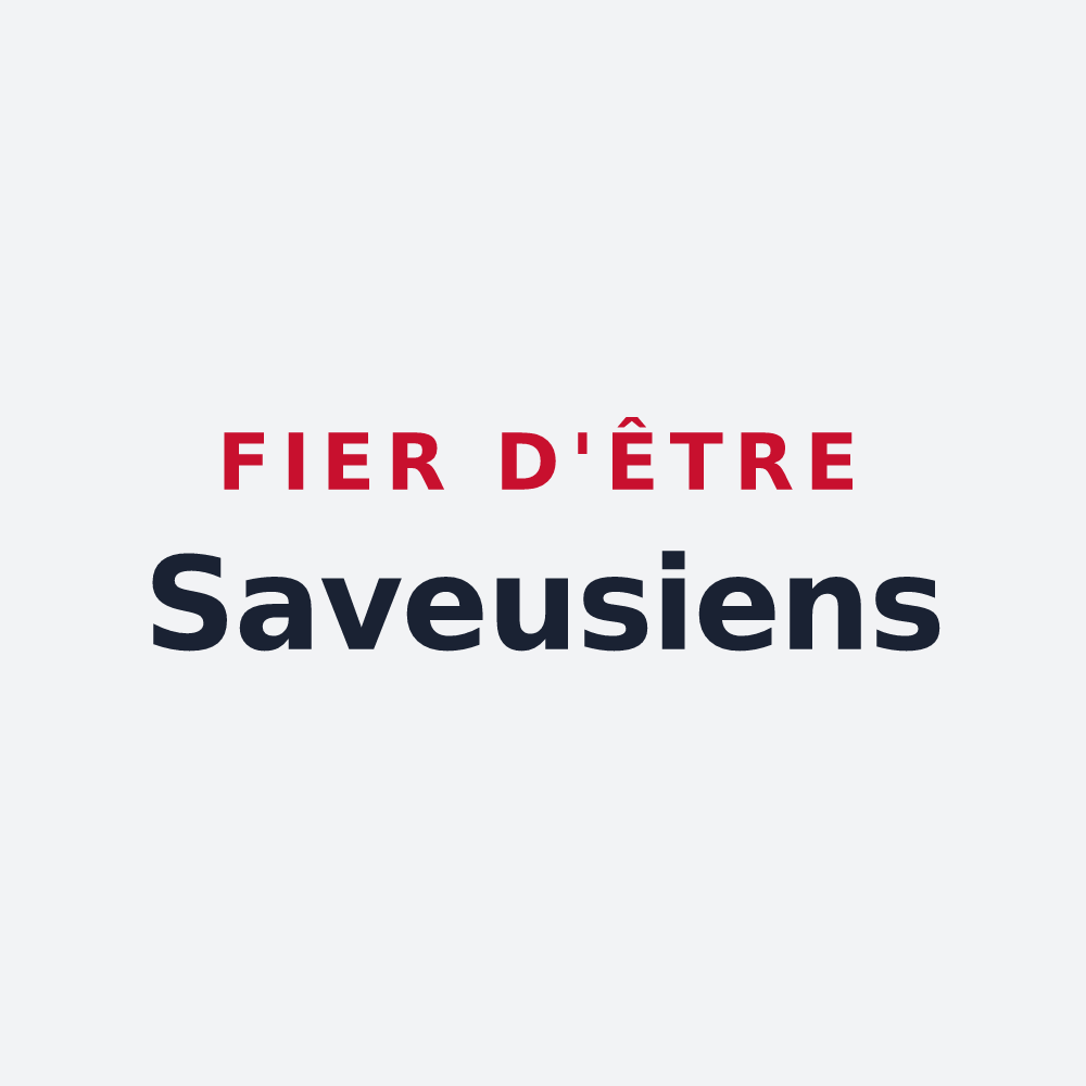 Poster « Fier d'être Saveusiens » — design pour Saveuse
