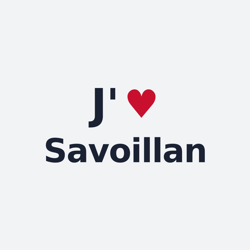 Poster personnalisé Savoillan — design J'aime Savoillan