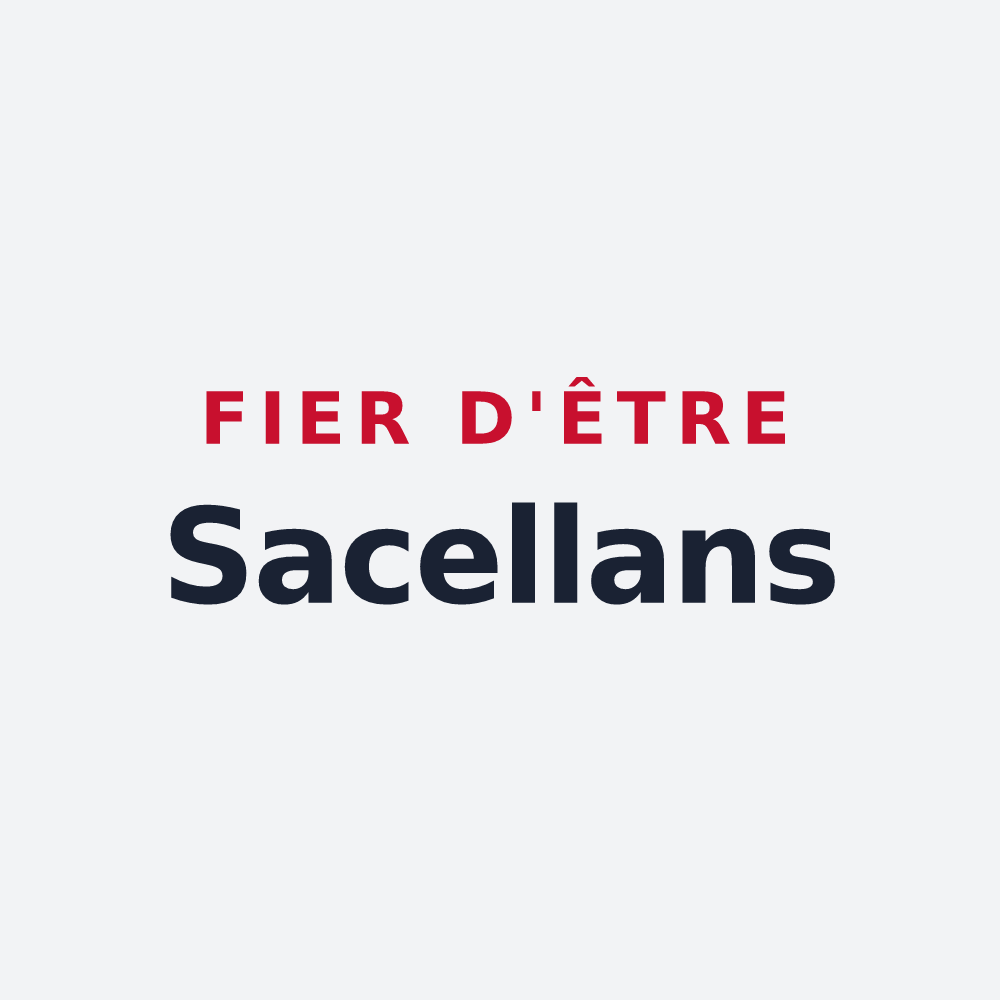 Poster « Fier d'être Sacellans » — design pour Saxel