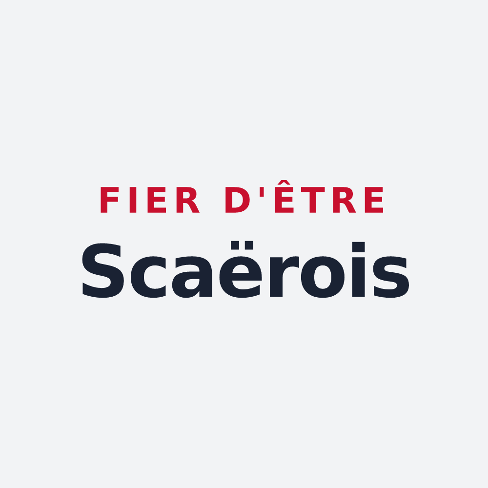 Poster « Fier d'être Scaërois » — design pour Scaër