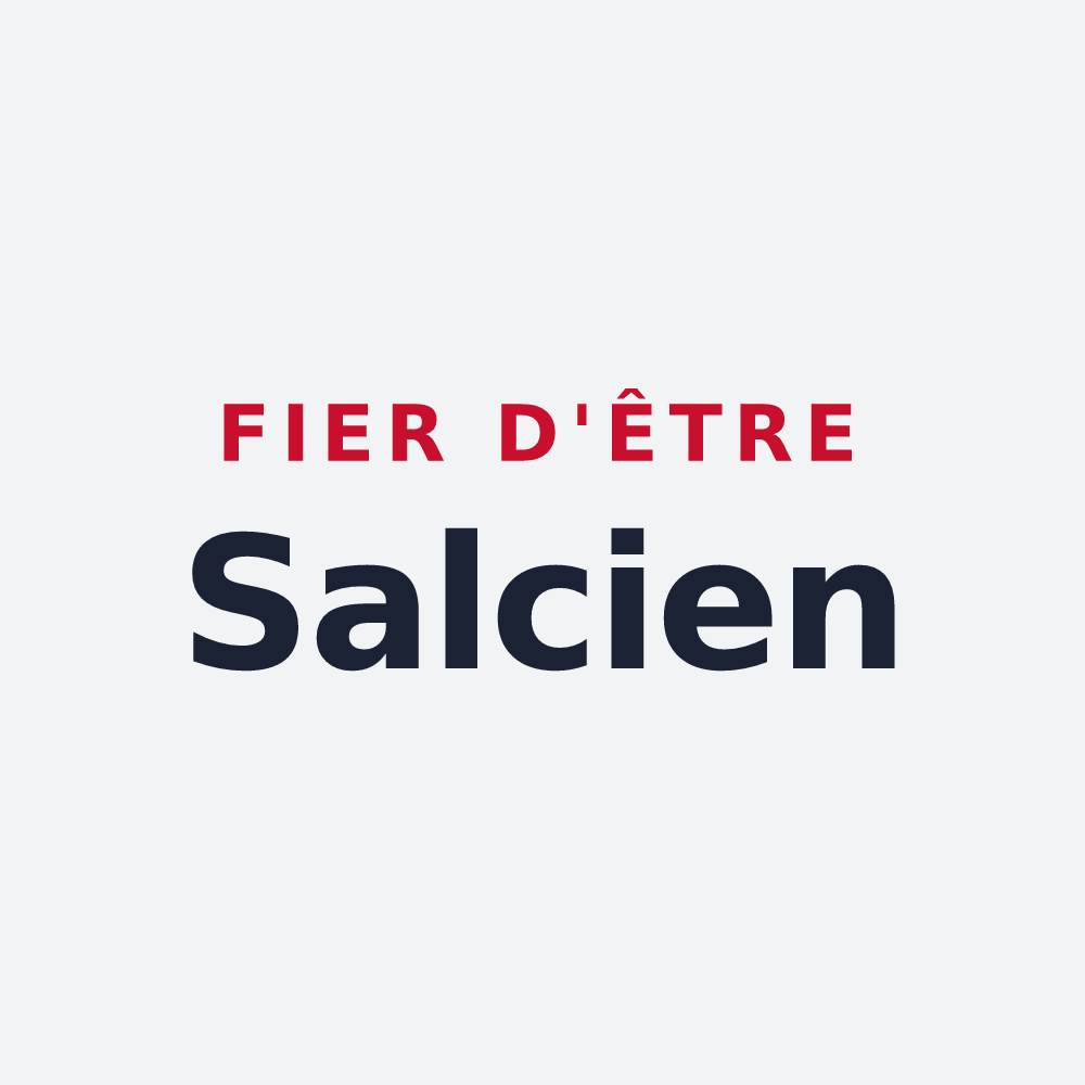 Poster « Fier d'être Salcien » — design pour Sceaux-d'Anjou