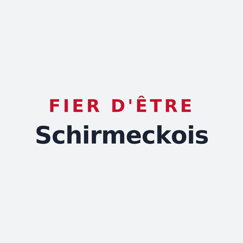 Poster « Fier d'être Schirmeckois » — design pour Schirmeck