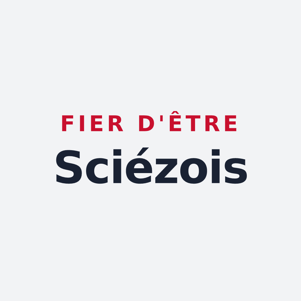 Poster « Fier d'être Sciézois » — design pour Sciez