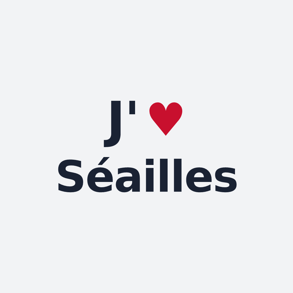 Poster personnalisé Séailles — design J'aime Séailles