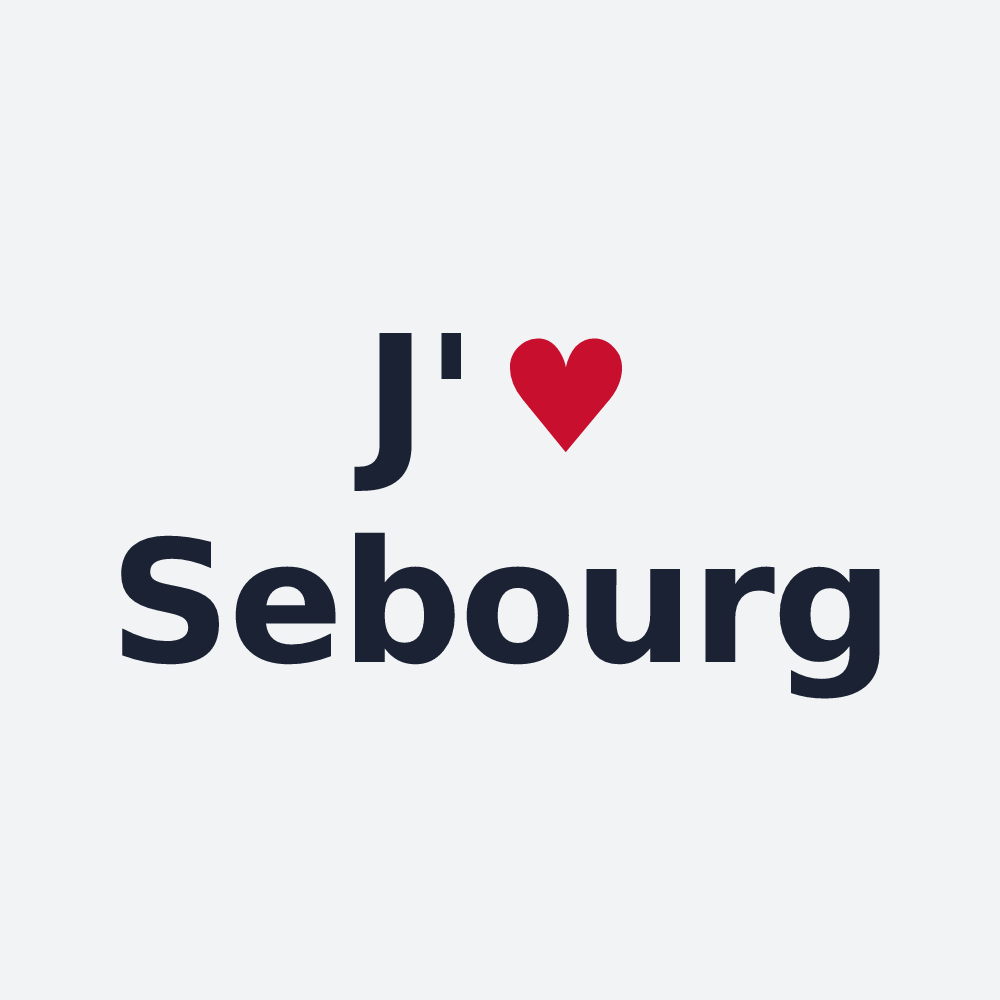 Poster personnalisé Sebourg — design J'aime Sebourg