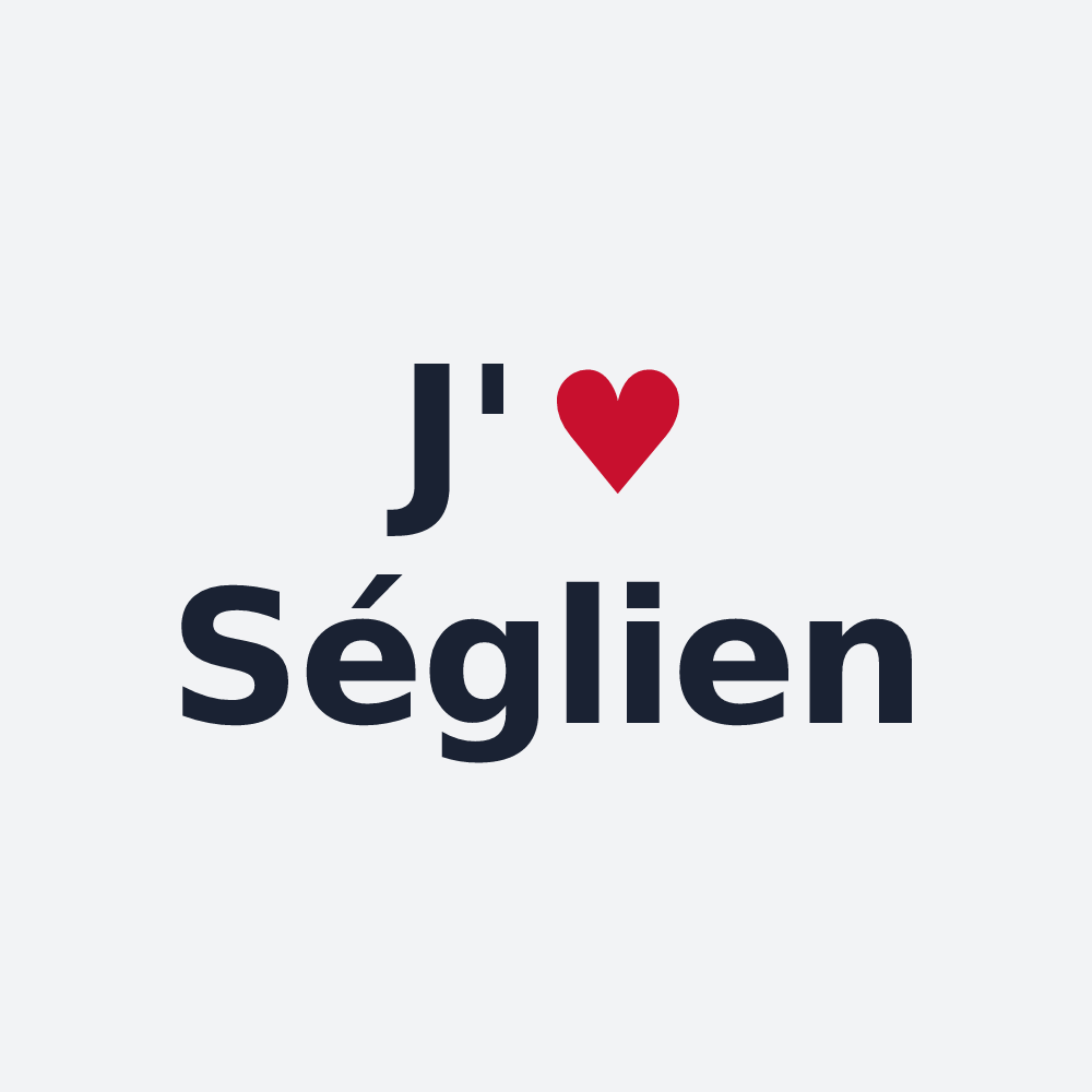 Poster personnalisé Séglien — design J'aime Séglien