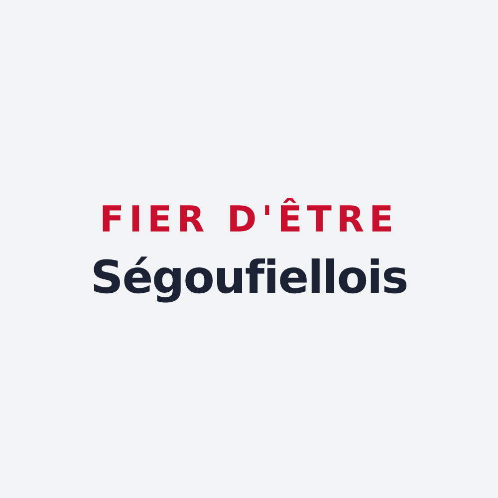 Poster « Fier d'être Ségoufiellois » — design pour Ségoufielle