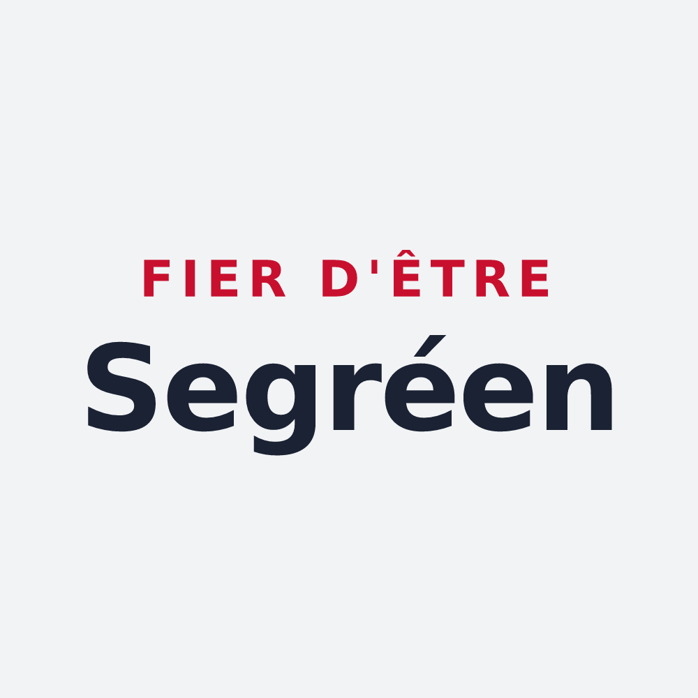 Poster « Fier d'être Segréen » — design pour Segré-en-Anjou Bleu