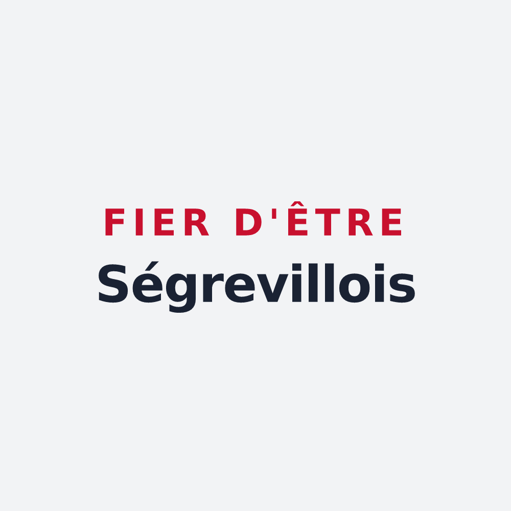 Poster « Fier d'être Ségrevillois » — design pour Ségreville