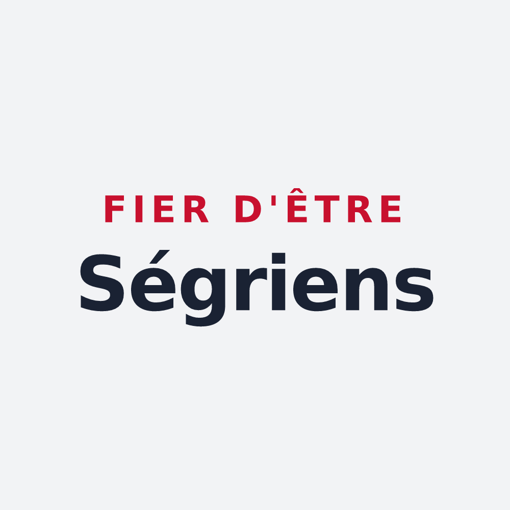 Poster « Fier d'être Ségriens » — design pour Ségry