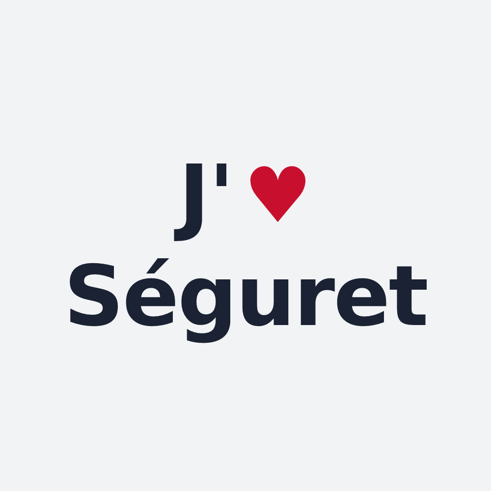 Poster personnalisé Séguret — design J'aime Séguret