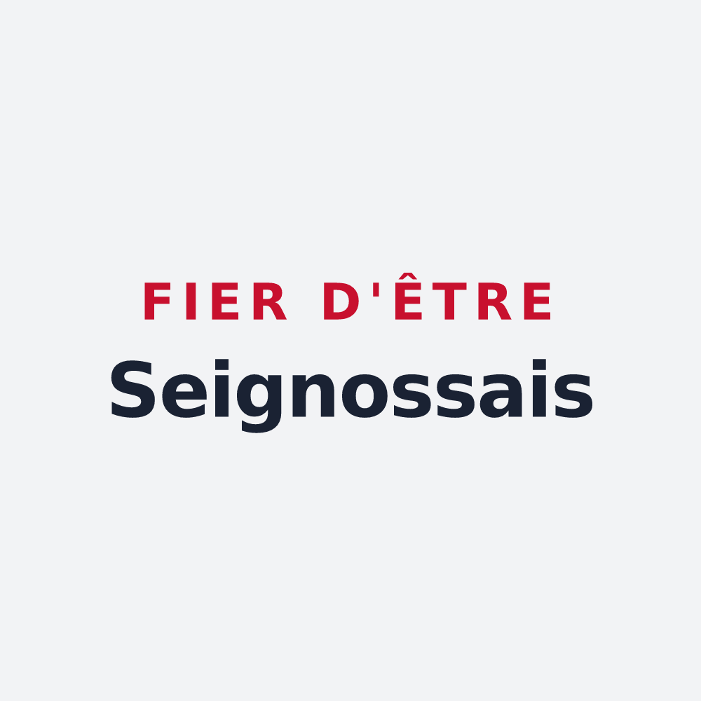 Poster « Fier d'être Seignossais » — design pour Seignosse