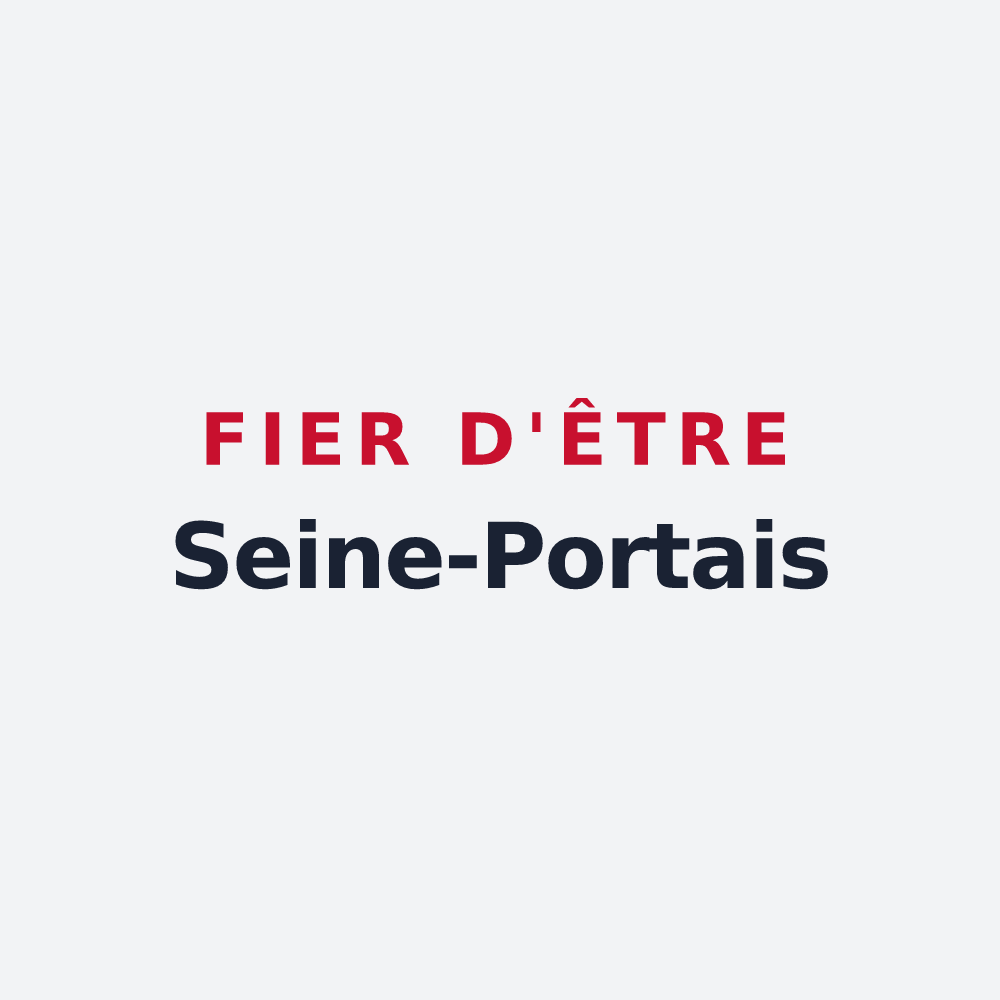 Poster « Fier d'être Seine-Portais » — design pour Seine-Port