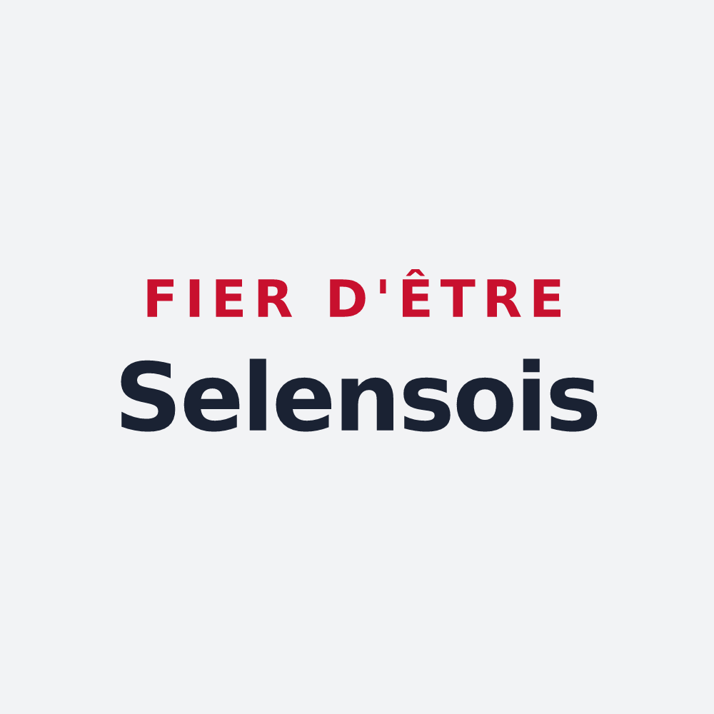 Poster « Fier d'être Selensois » — design pour Selens