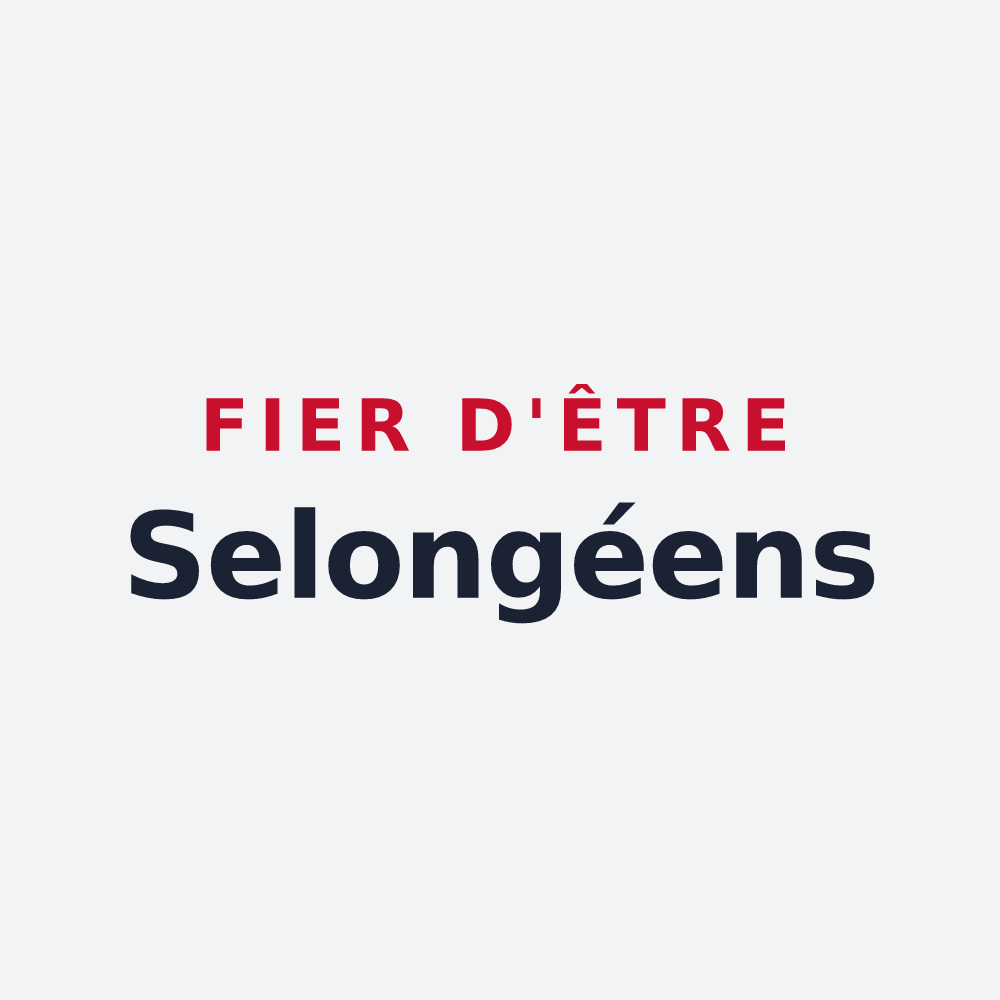 Poster « Fier d'être Selongéens » — design pour Selongey