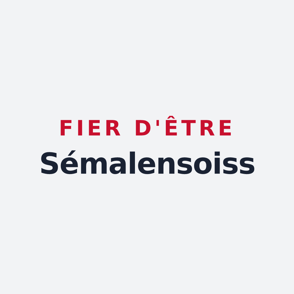 Poster « Fier d'être Sémalensoiss » — design pour Sémalens