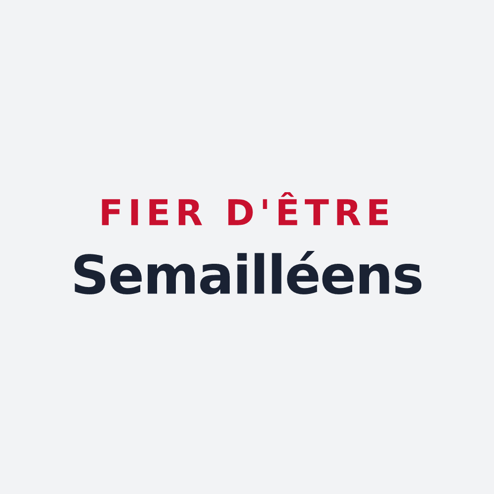 Poster « Fier d'être Semailléens » — design pour Semallé