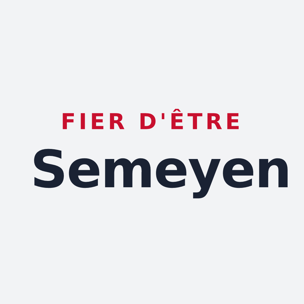 Poster « Fier d'être Semeyen » — design pour Semoy