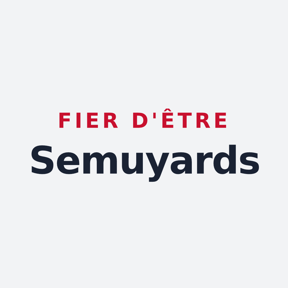 Poster « Fier d'être Semuyards » — design pour Semuy