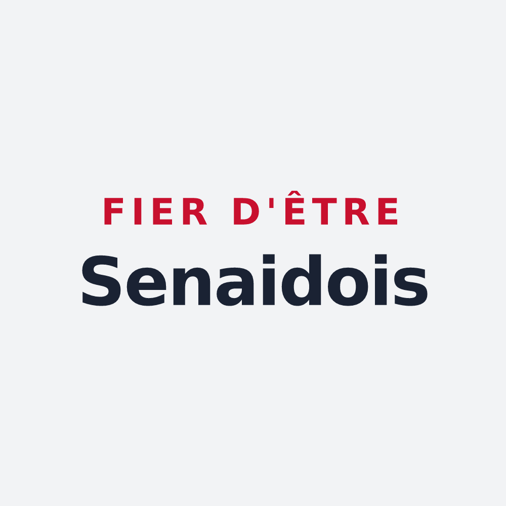 Poster « Fier d'être Senaidois » — design pour Senaide