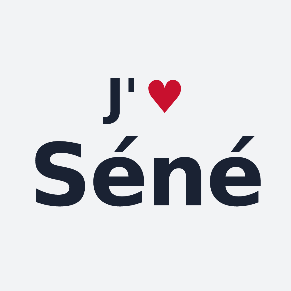 Poster personnalisé Séné — design J'aime Séné