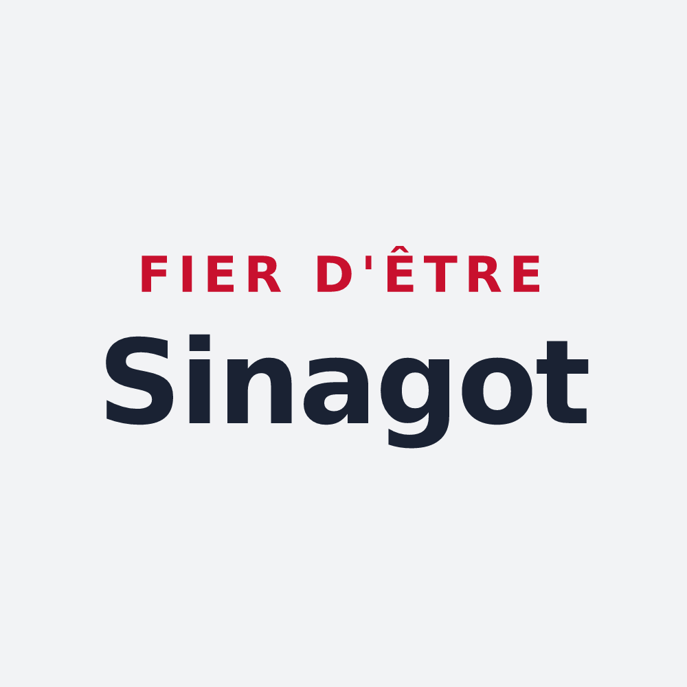 Poster « Fier d'être Sinagot » — design pour Séné